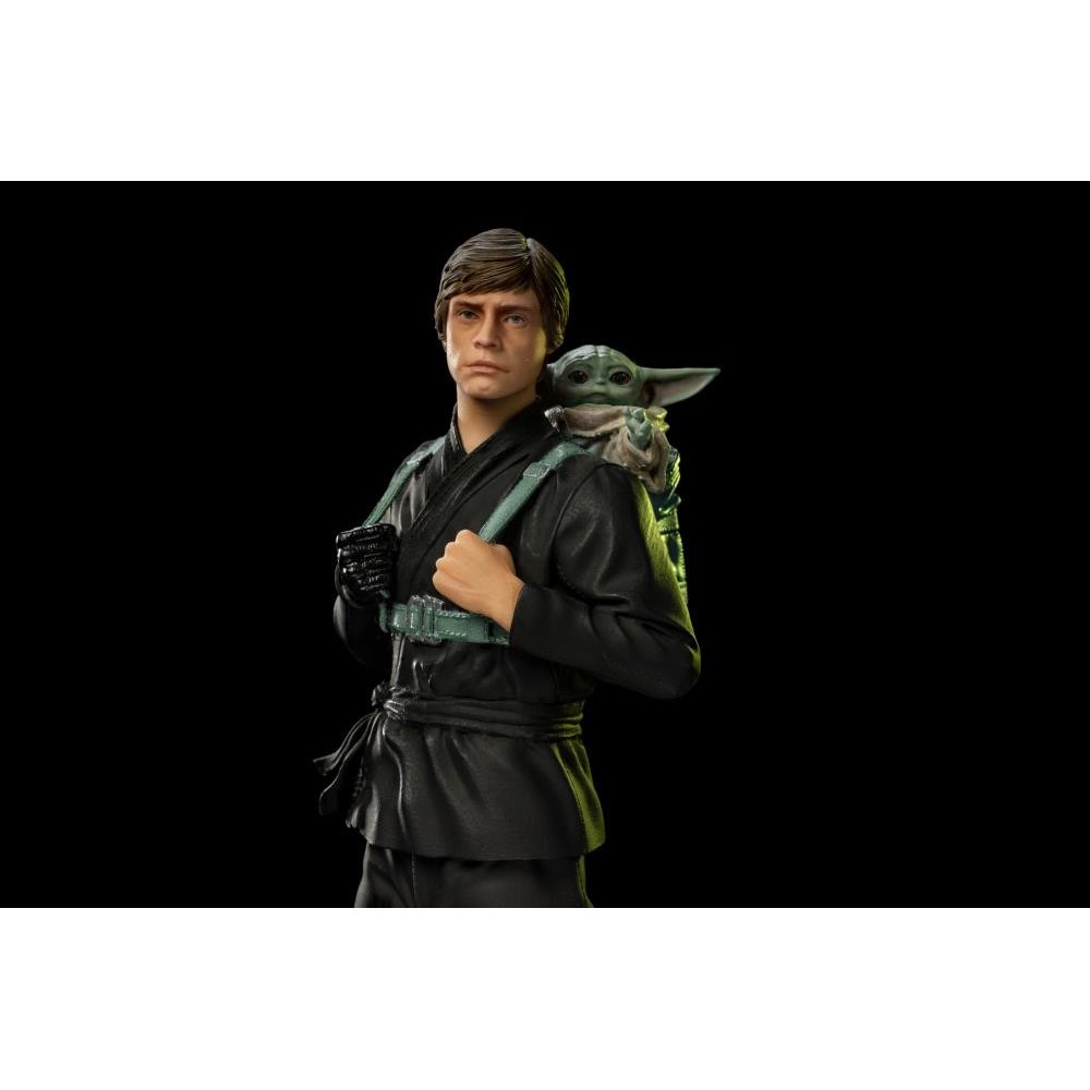 STAR WARS LUKE SKYWALKER AND GROGU BDS ART SCALE 1/10 STATUA FIGURE IRON STUDIOS