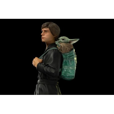 STAR WARS LUKE SKYWALKER AND GROGU BDS ART SCALE 1/10 STATUA FIGURE IRON STUDIOS