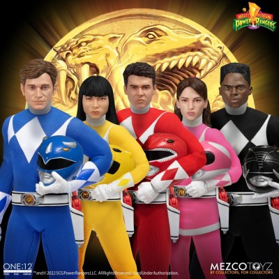 MEZCO TOYS POWER RANGERS ONE:12 COLLECTIVE DELUXE BOXED SET ACTION FIGURE