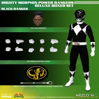 MEZCO TOYS POWER RANGERS ONE:12 COLLECTIVE DELUXE BOXED SET ACTION FIGURE