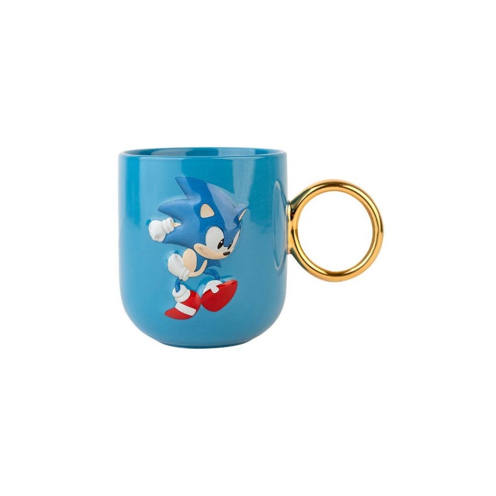 SONIC THE HEDGEHOG 3D MUG TAZZA IN CERAMICA GRUPO ERIK