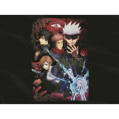 T SHIRT JUJUTSU KAISEN BLACK
