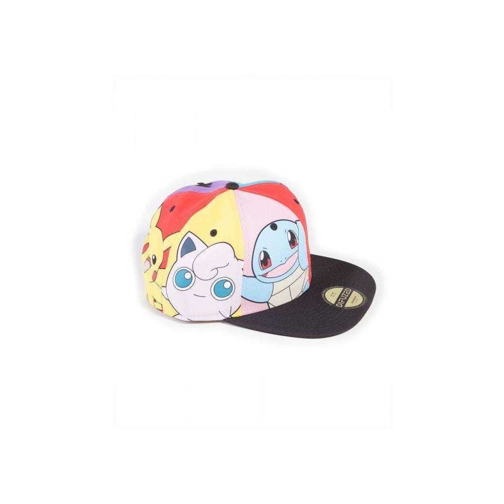 DIFUZED POKEMON MULTI POP ART BASEBALL CAP
