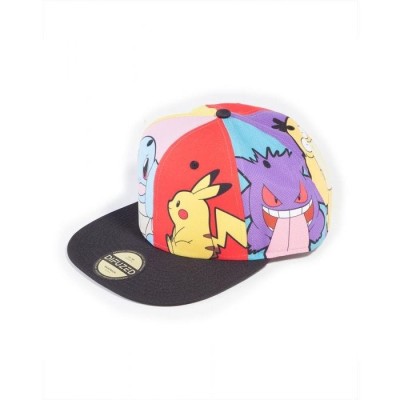 POKEMON MULTI POP ART BASEBALL CAP CAPPELLO DIFUZED