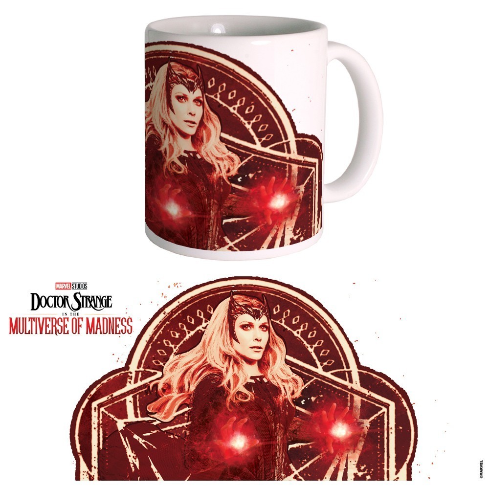 SEMIC MARVEL STUDIOS DOCTOR STRANGE IN THE MULTIVERSE OF MADNESS MAD SCARLET WITCH CERAMIC MUG