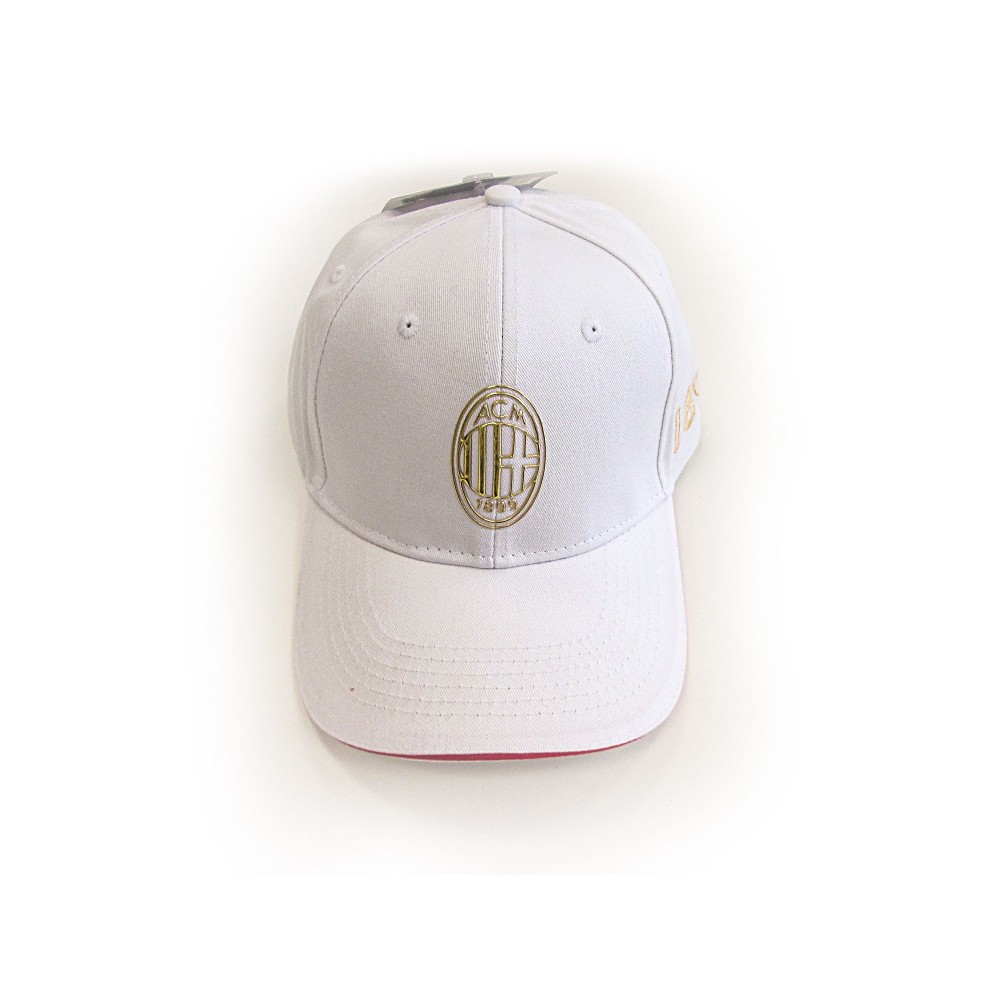 BASEBALL CAP AC MILAN 1899 UFFICIALE BIANCO