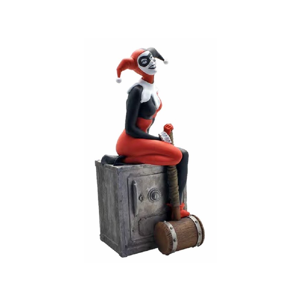 DC COMICS HARLEY QUINN BANK SALVADANAIO FIGURE PLASTOY