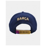 BASEBALL CAP FC BARCELLONA UFFICIALE BARCELONA BARCA BLUE BEIGE