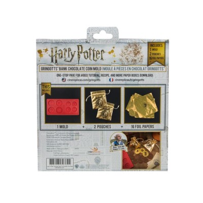 CINEREPLICAS HARRY POTTER GRINGOTTS BANK CHOCOLATE COINS MOLD