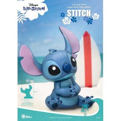 BEAST KINGDOM LILO AND STITCH - STITCH LARGE VINYL PIGGY BANK FIGURE