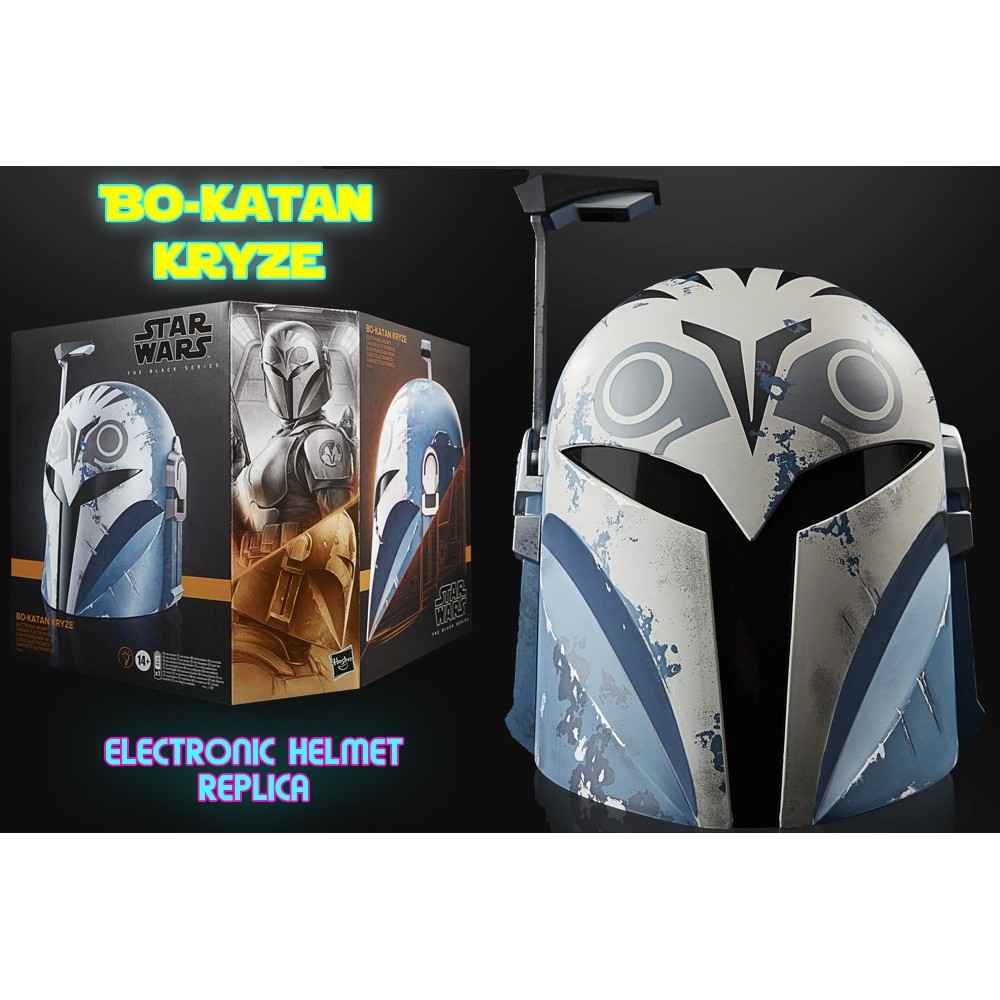 HASBRO STAR WARS ELECTRONIC HELMET BO-KATAN KRYZE FULL SCALE 1/1