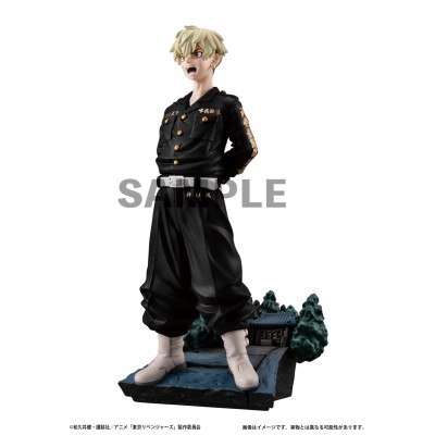 PETITRAMA TOKYO REVENGERS TOMAN HEROIC SCENES SET 4 MINI FIGURES MEGAHOUSE