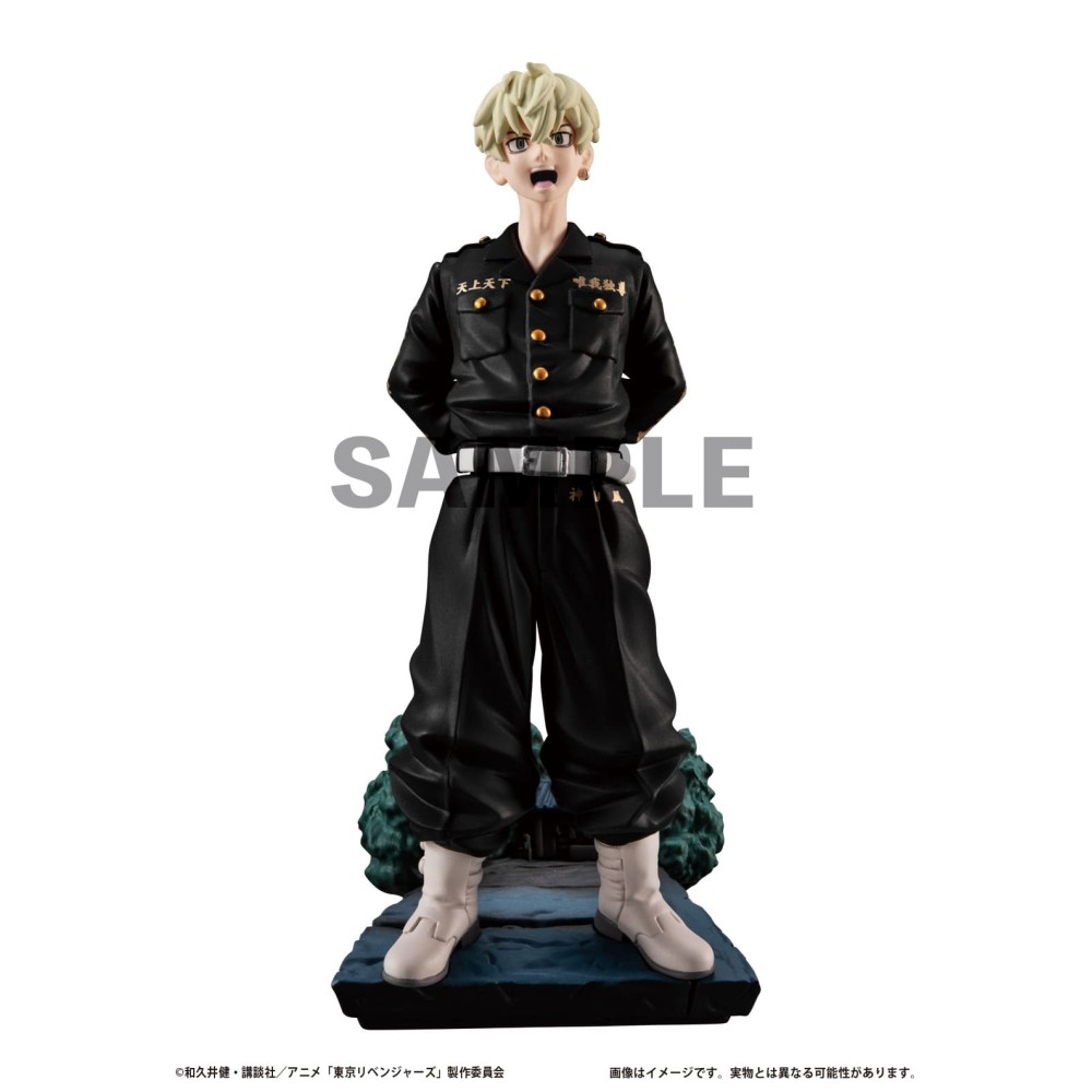 PETITRAMA TOKYO REVENGERS TOMAN HEROIC SCENES SET 4 MINI FIGURES MEGAHOUSE