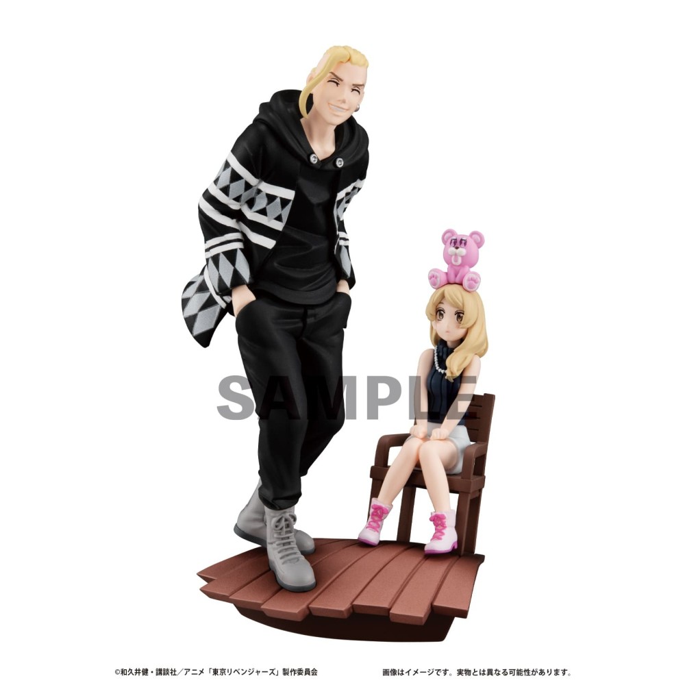 PETITRAMA TOKYO REVENGERS TOMAN HEROIC SCENES SET 4 MINI FIGURES MEGAHOUSE