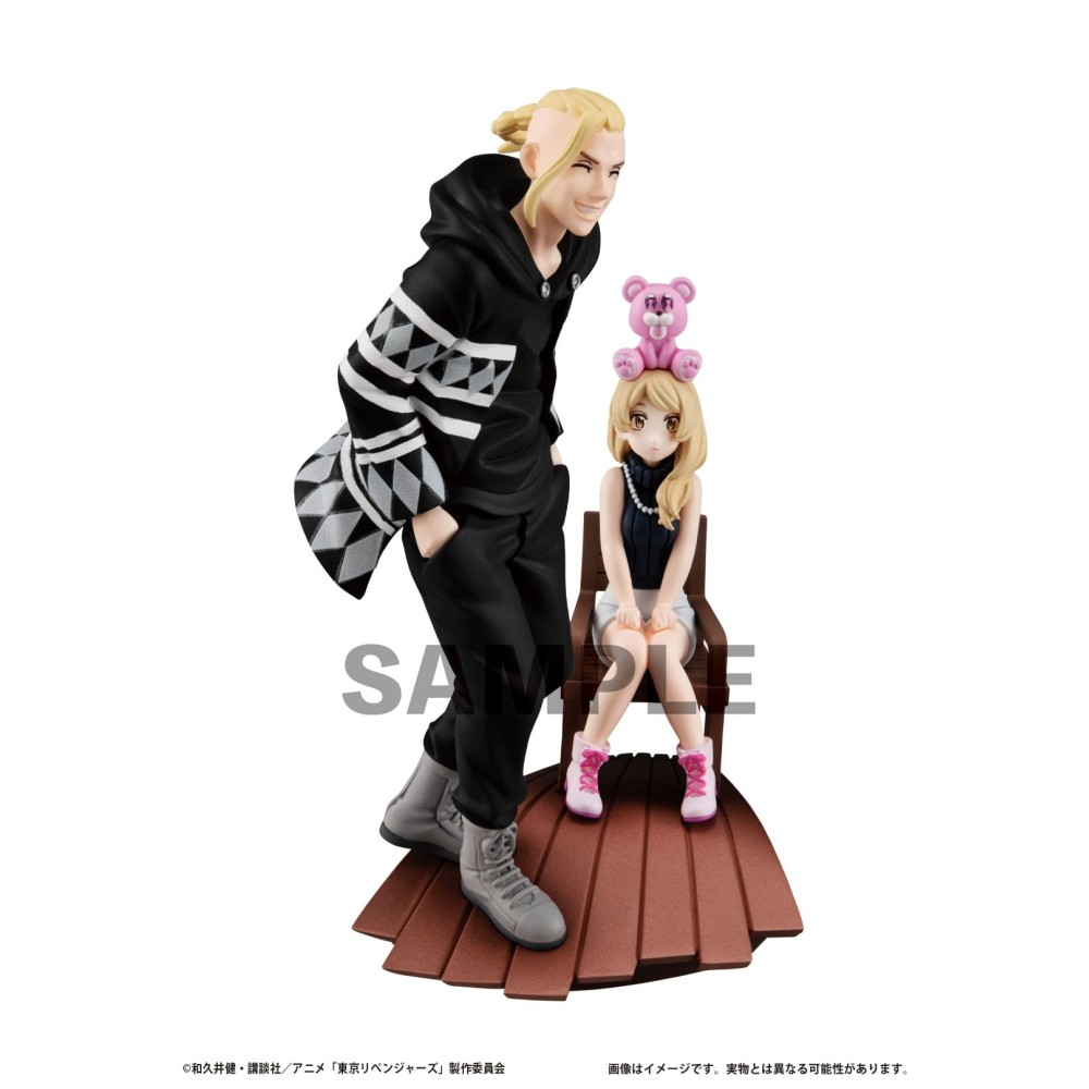 PETITRAMA TOKYO REVENGERS TOMAN HEROIC SCENES SET 4 MINI FIGURES MEGAHOUSE