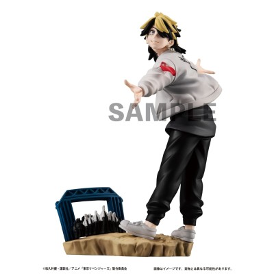 PETITRAMA TOKYO REVENGERS TOMAN HEROIC SCENES SET 4 MINI FIGURES MEGAHOUSE