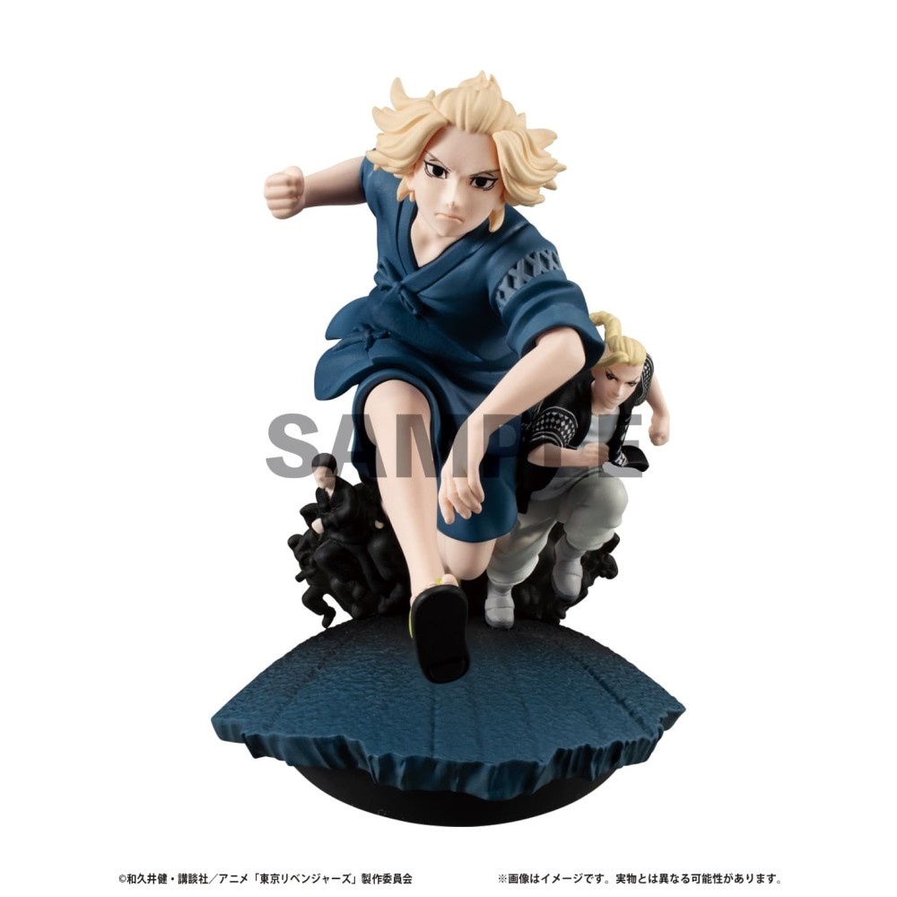 PETITRAMA TOKYO REVENGERS TOMAN HEROIC SCENES SET 4 MINI FIGURES MEGAHOUSE