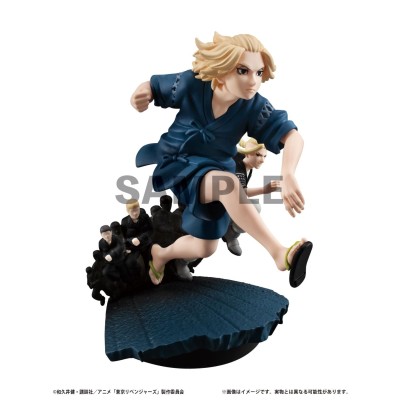 PETITRAMA TOKYO REVENGERS TOMAN HEROIC SCENES SET 4 MINI FIGURES MEGAHOUSE