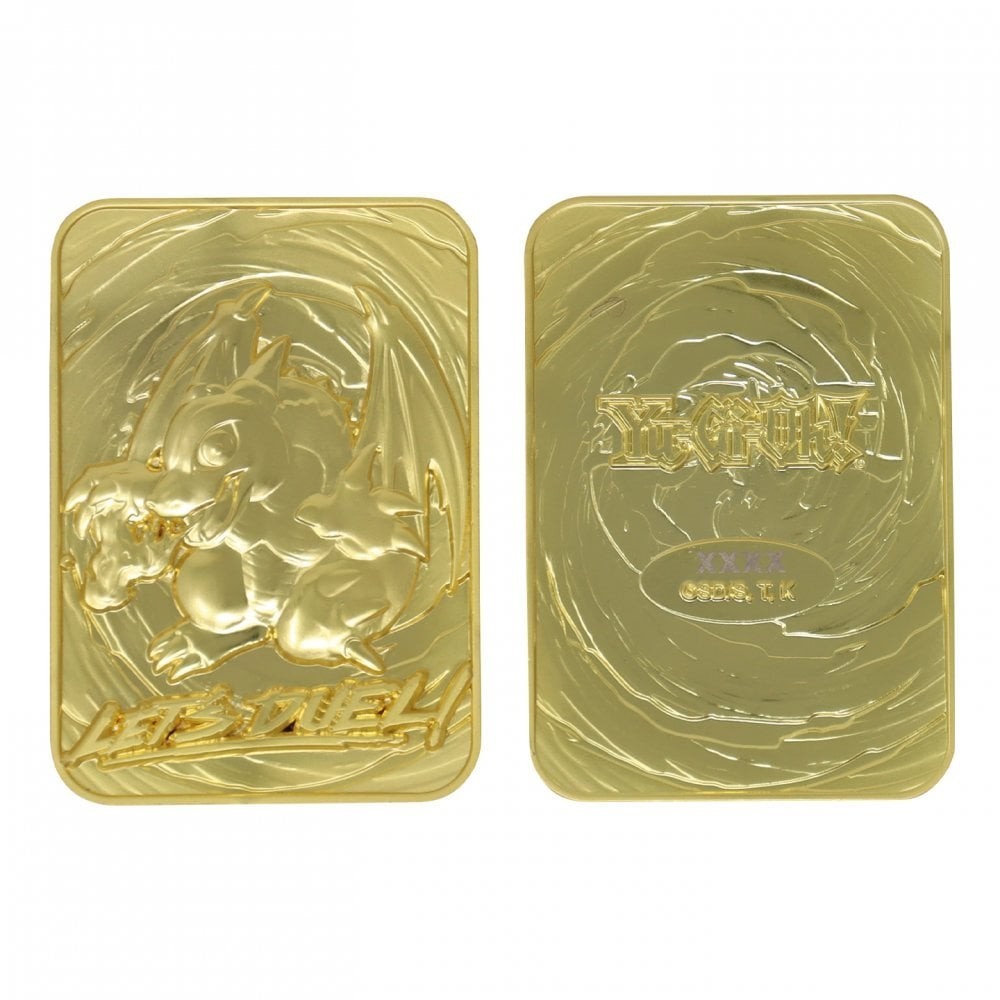 FANATTIK YU-GI-OH! LIMITED EDITION BABY DRAGON 24 KARAT GOLD PLATED