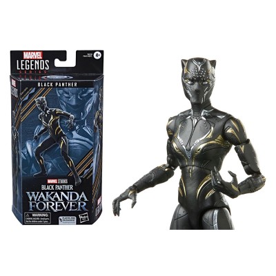 MARVEL LEGENDS BLACK PANTHER WAKANDA FOREVER BLACK PANTHER ACTION FIGURE HASBRO