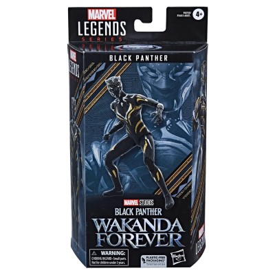 MARVEL LEGENDS BLACK PANTHER WAKANDA FOREVER BLACK PANTHER ACTION FIGURE HASBRO