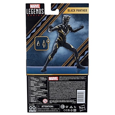 MARVEL LEGENDS BLACK PANTHER WAKANDA FOREVER BLACK PANTHER ACTION FIGURE HASBRO