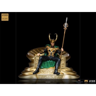 IRON STUDIOS THE INFINITY SAGA LOKI BDS ART SCALE DELUXE 1/10 STATUE FIGURE