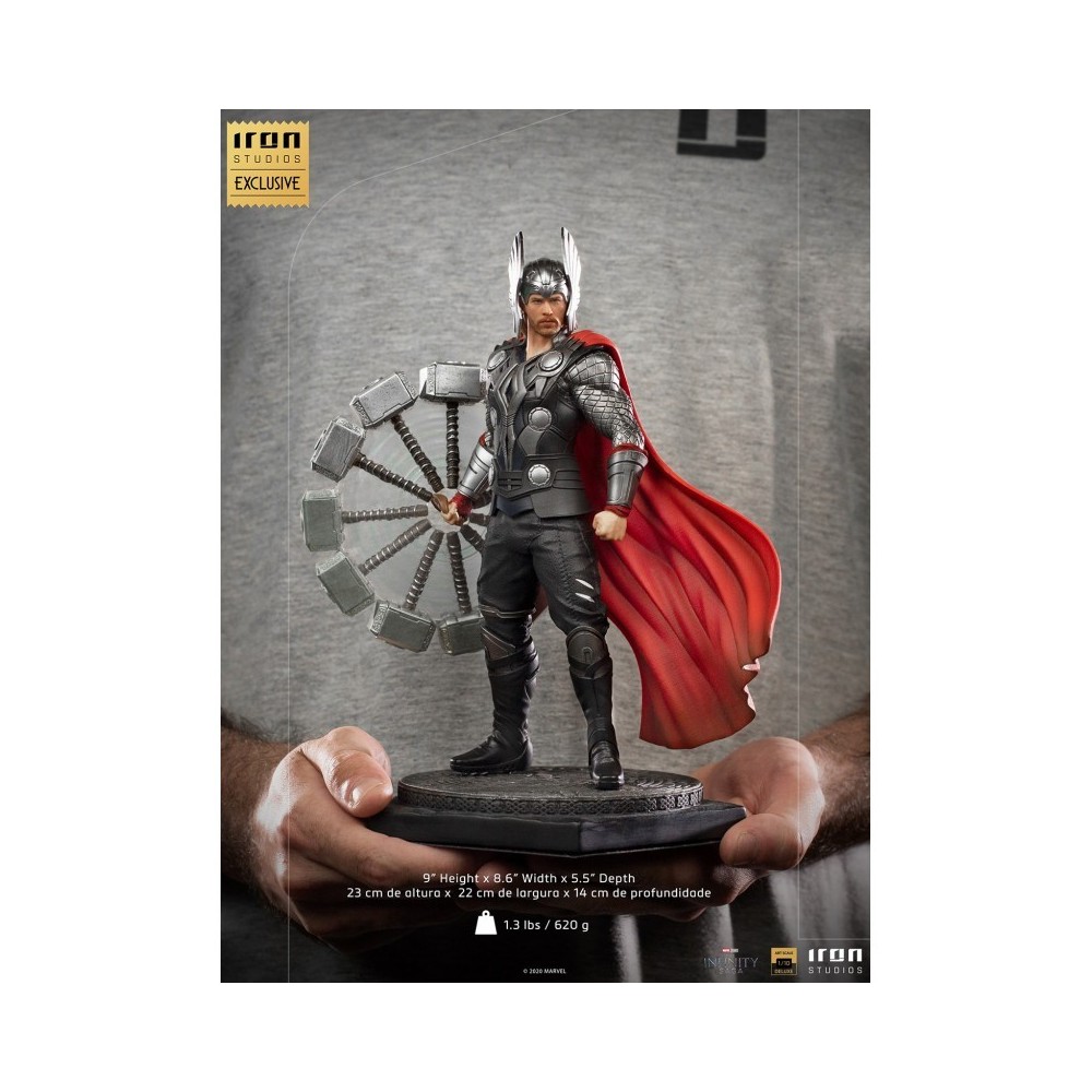 MARVEL CINEMATIC UNIVERSE 10TH ANNIVERSARY THOR BDS ART SCALE DELUXE 1/10 STATUA FIGURE IRON STUDIOS