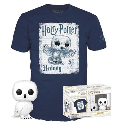 FUNKO FUNKO POP! TEE HARRY POTTER - HEDWIG FIGURE AND TSHIRT L SIZE