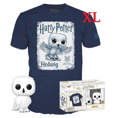 FUNKO FUNKO POP! TEE HARRY POTTER - HEDWIG FIGURE AND TSHIRT XL SIZE