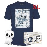 FUNKO FUNKO POP! TEE HARRY POTTER - HEDWIG FIGURE AND TSHIRT XL SIZE