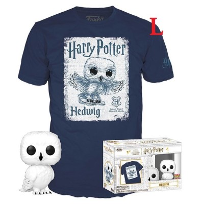 FUNKO POP! TEE HARRY POTTER - EDVIGE FIGURE AND TSHIRT L SIZE FUNKO