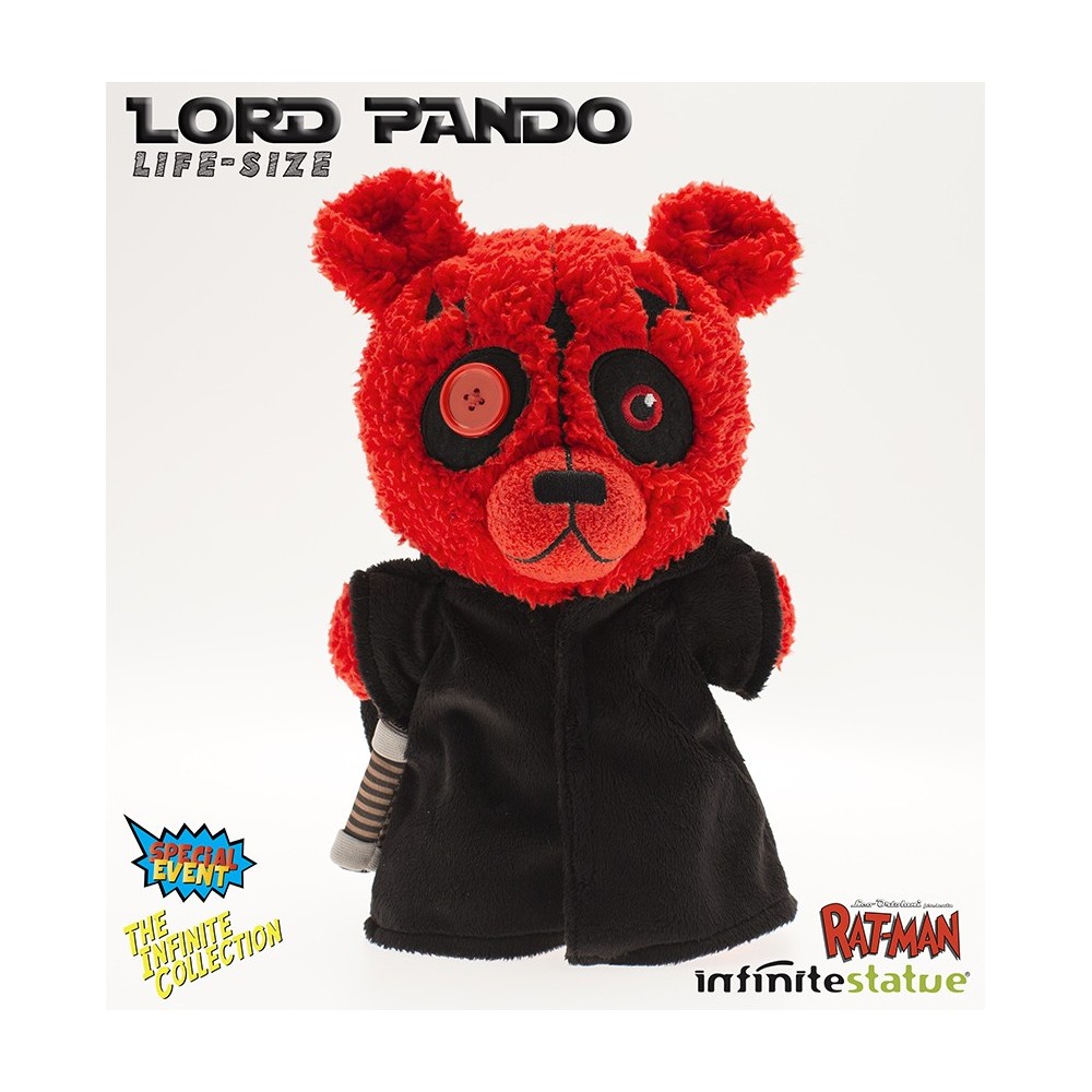 INFINITE STATUE RAT-MAN COLLECTION LORD PANDO LIFE SIZE 30 CM PLUSH PELUCHES FIGURE LEO ORTOLANI