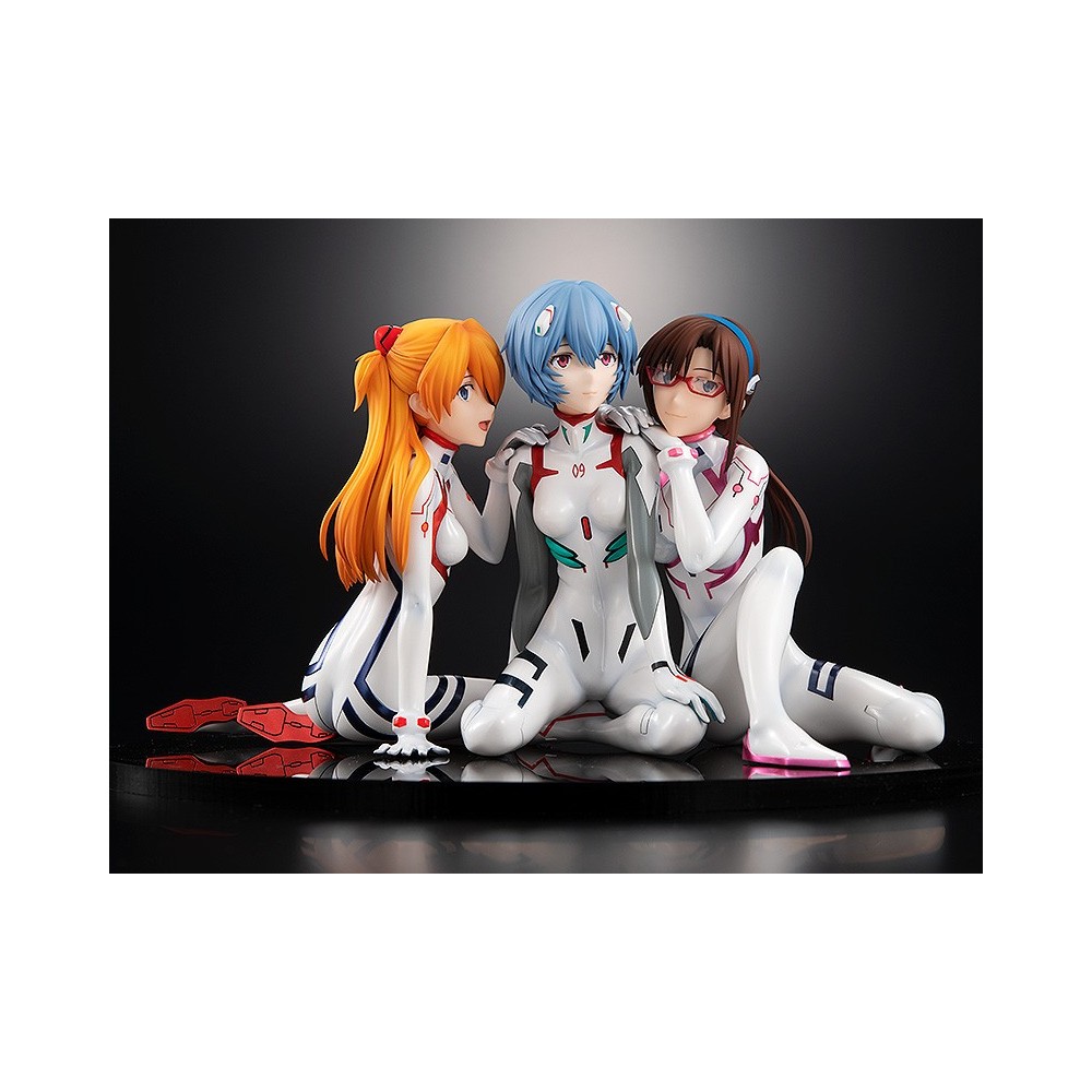 EVANGELION 3.0+1.0 ASUKA REI AND MARI STATUA FIGURE KADOKAWA