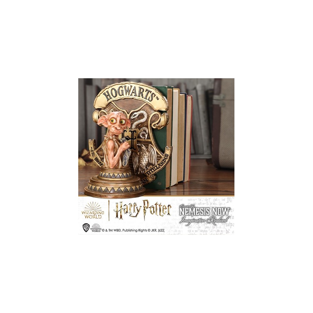NEMESIS NOW HARRY POTTER DOBBY SINGLE BOOKEND RESIN STATUE