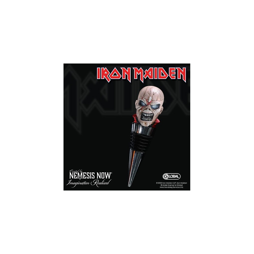 NEMESIS NOW IRON MAIDEN EDDIE THE TROOPER BOTTLE STOPPER