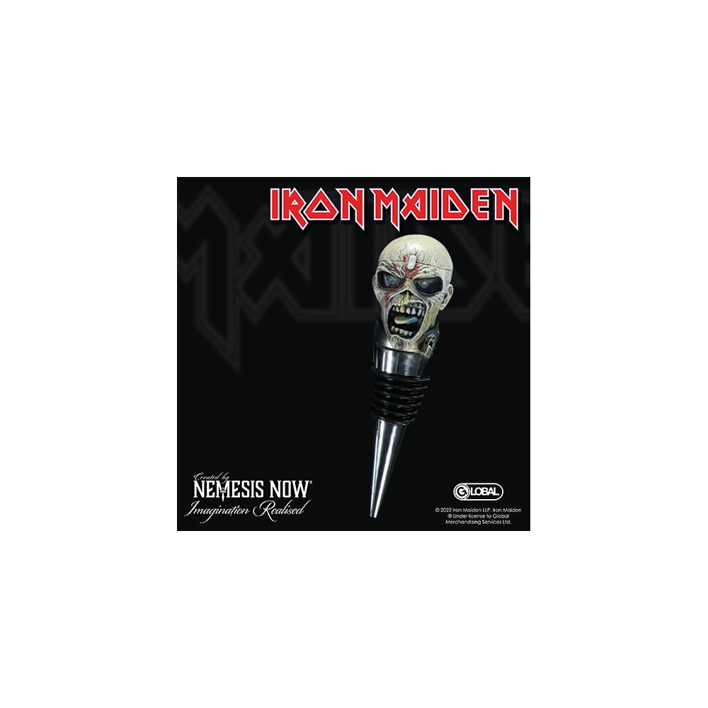 NEMESIS NOW IRON MAIDEN EDDIE PIECE OF MIND BOTTLE STOPPER