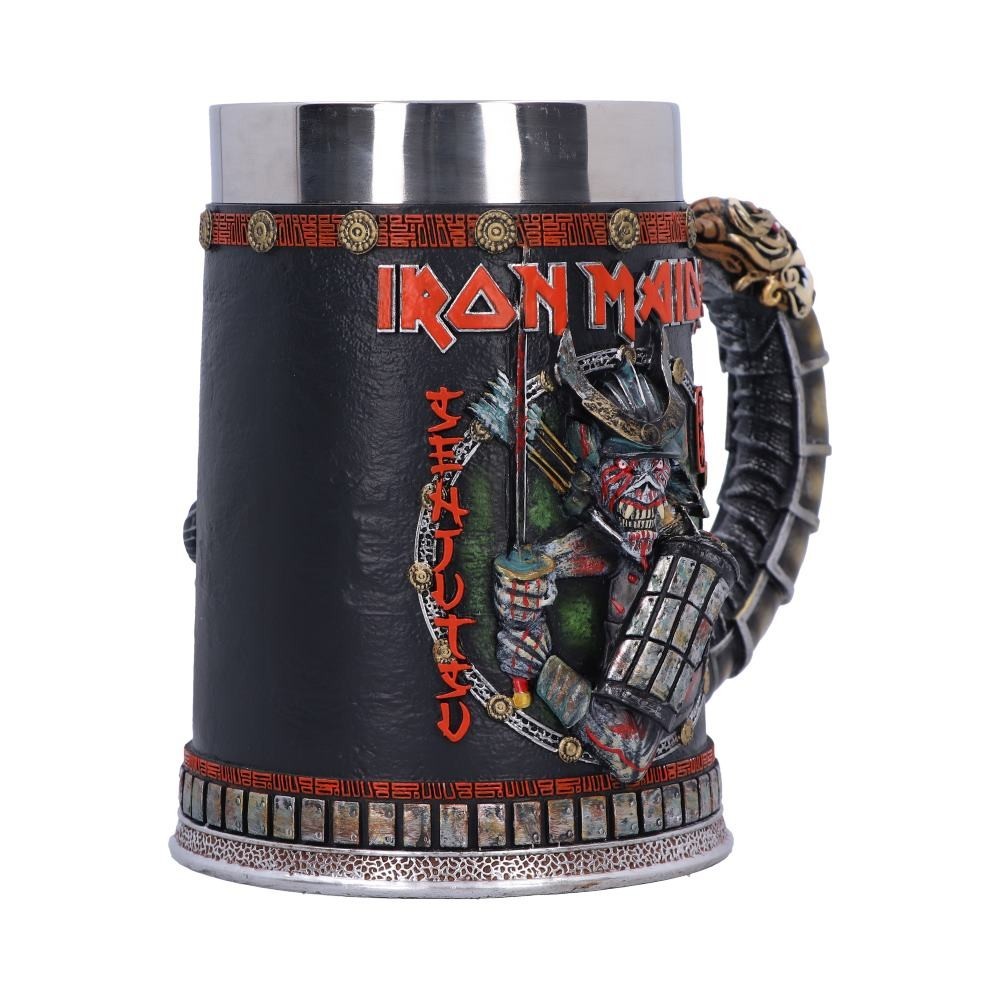 IRON MAIDEN SENJUTSU TANKARD RESIN BOCCALE NEMESIS NOW
