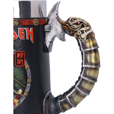 IRON MAIDEN SENJUTSU TANKARD RESIN BOCCALE NEMESIS NOW