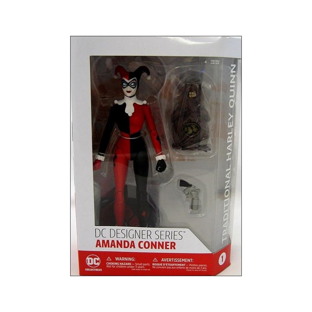 DC COLLECTIBLES DC DESIGNERS SERIES CONNER TRADITIONAL HARLEY QUINN ACTION FIGURE