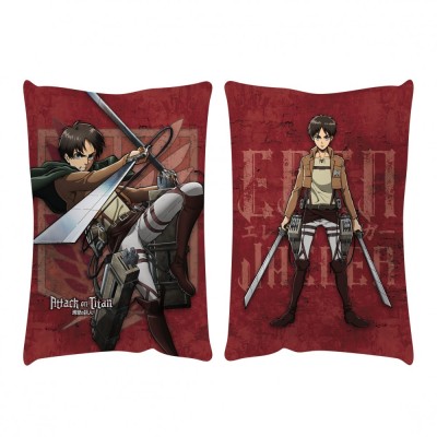 ATTACCO DEI GIGANTI EREN JAEGER HUG PILLOW CUSCINO 35x50CM POPBUDDIES