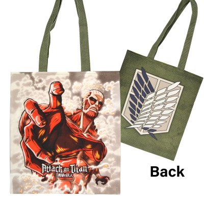 POPBUDDIES ATTACK ON TITAN COLOSSAL TOTE BAG 35X42CM