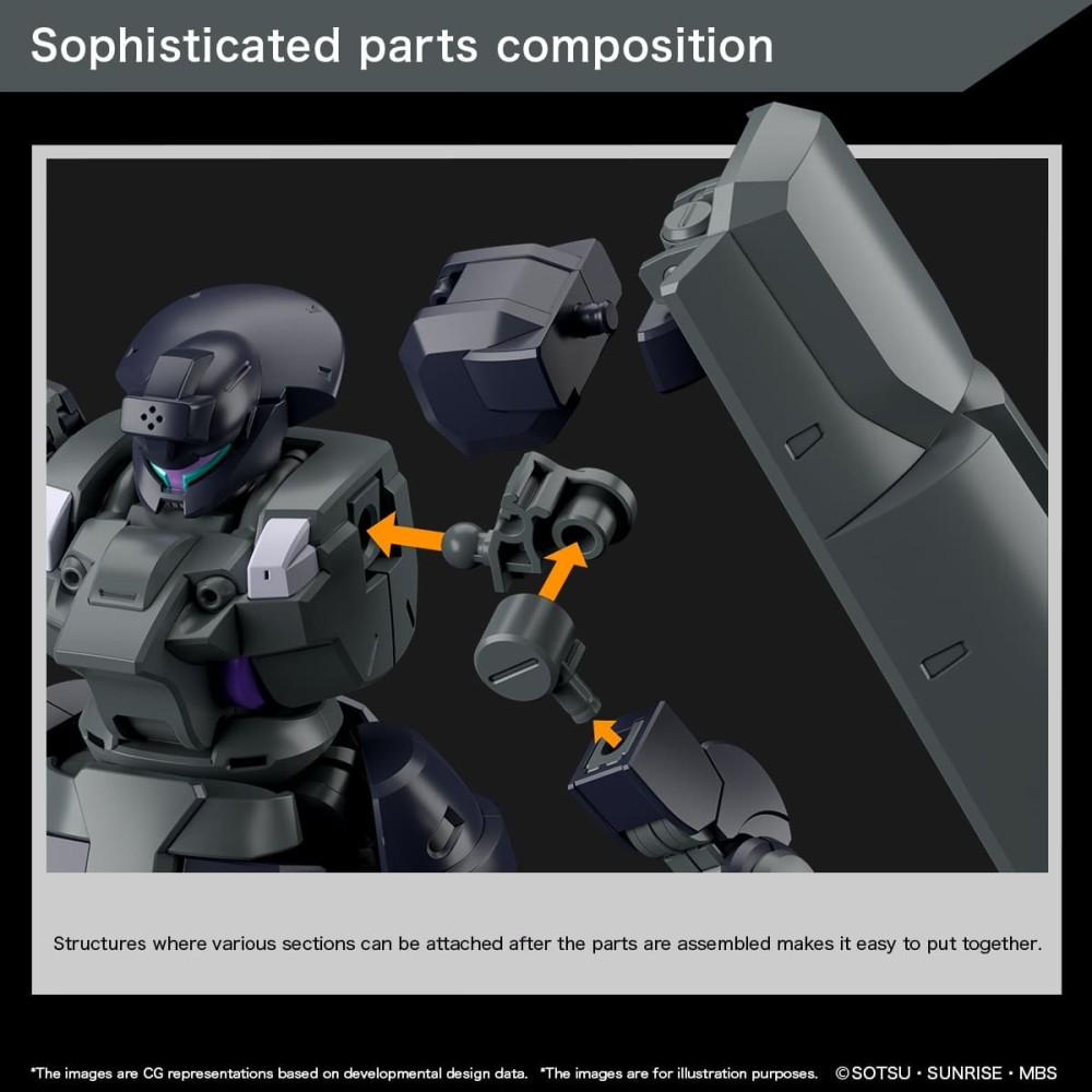 BANDAI HIGH GRADE HG THE WITCH FROM MERCURY DILANZA SOL 1/144 MODEL KIT ACTION FIGURE