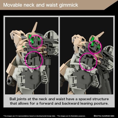 BANDAI HIGH GRADE HG THE WITCH FROM MERCURY DEMI BARDING 1/144 MODEL KIT ACTION FIGURE