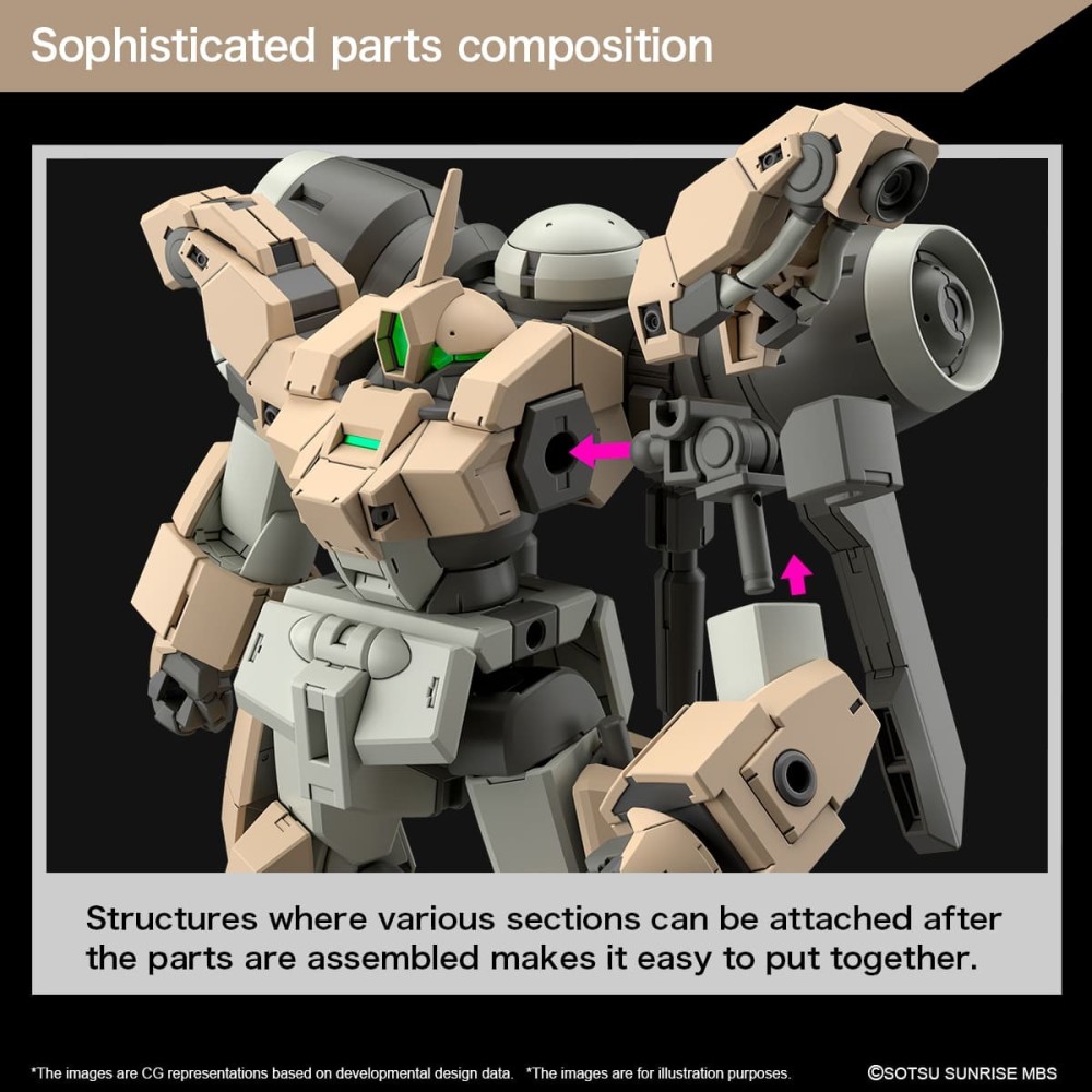 BANDAI HIGH GRADE HG THE WITCH FROM MERCURY DEMI BARDING 1/144 MODEL KIT ACTION FIGURE