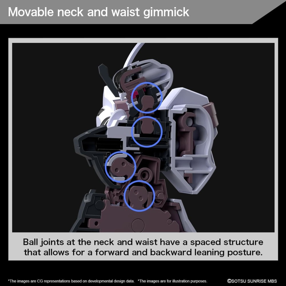 BANDAI HIGH GRADE HG THE WITCH FROM MERCURY GUNDAM SCHWARZETTE 1/144 MODEL KIT ACTION FIGURE