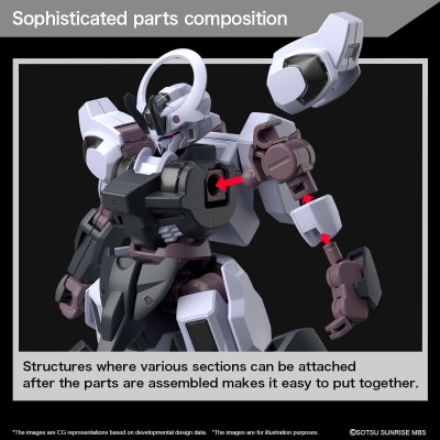 BANDAI HIGH GRADE HG THE WITCH FROM MERCURY GUNDAM SCHWARZETTE 1/144 MODEL KIT ACTION FIGURE