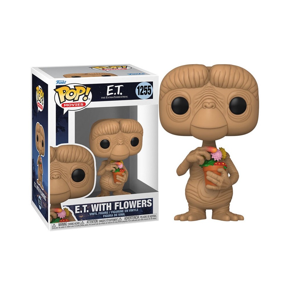FUNKO FUNKO POP! E.T. THE EXTRA-TERRESTRIAL WITH FLOWERS BOBBLE HEAD FIGURE