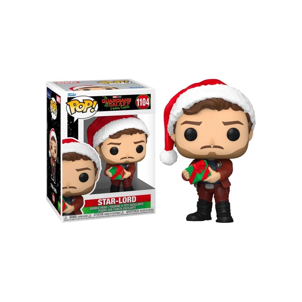 FUNKO POP! GUARDIANS OF THE GALAXY HOLIDAY SPECIAL STAR-LORD BOBBLE HEAD KNOCKER FIGURE FUNKO
