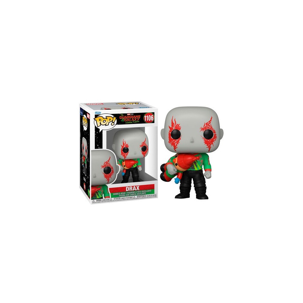 FUNKO POP! GUARDIANS OF THE GALAXY HOLIDAY SPECIAL DRAX BOBBLE HEAD KNOCKER FUNKO